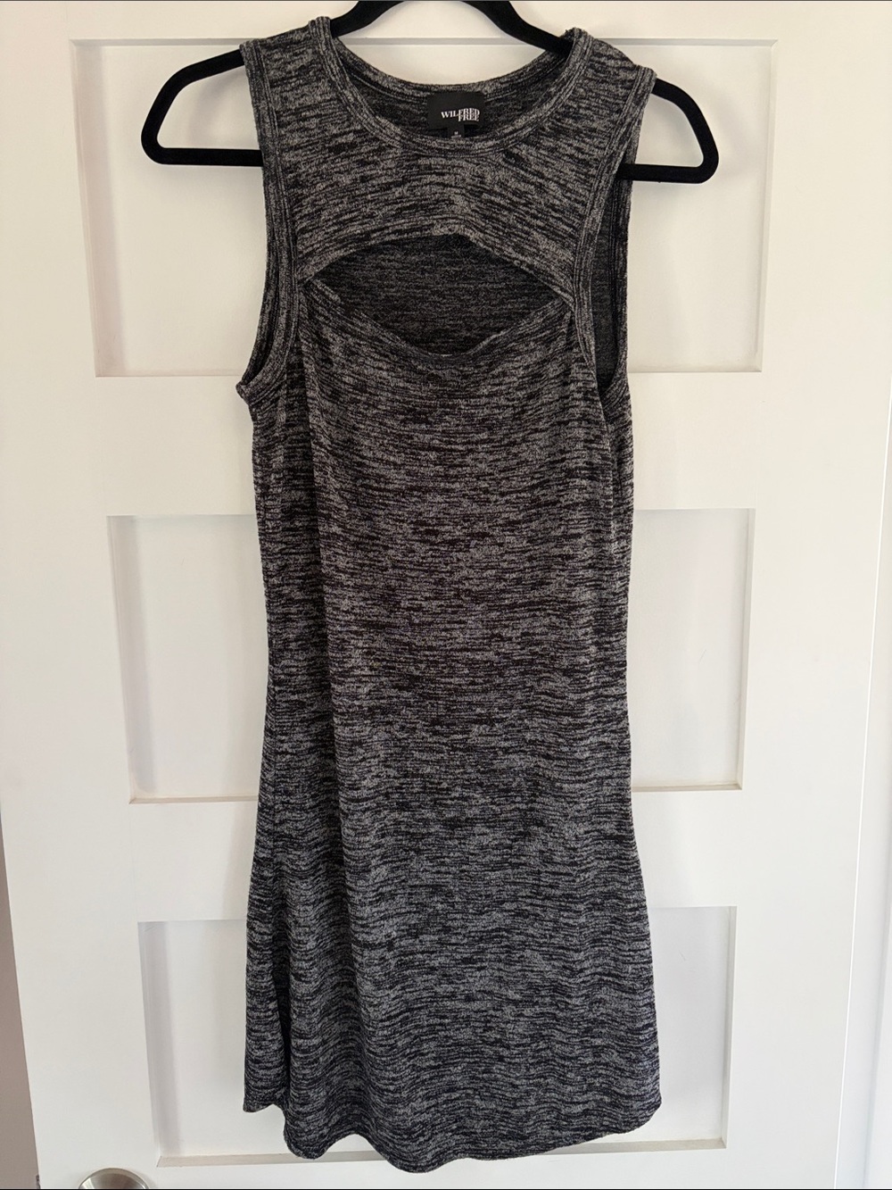 Wilfred Knit midi dress with Front Cutout